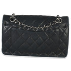 Chanel Black Quilted Lambskin Small Classic Double Flap Bag