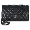 Chanel Black Quilted Lambskin Small Classic Double Flap Bag