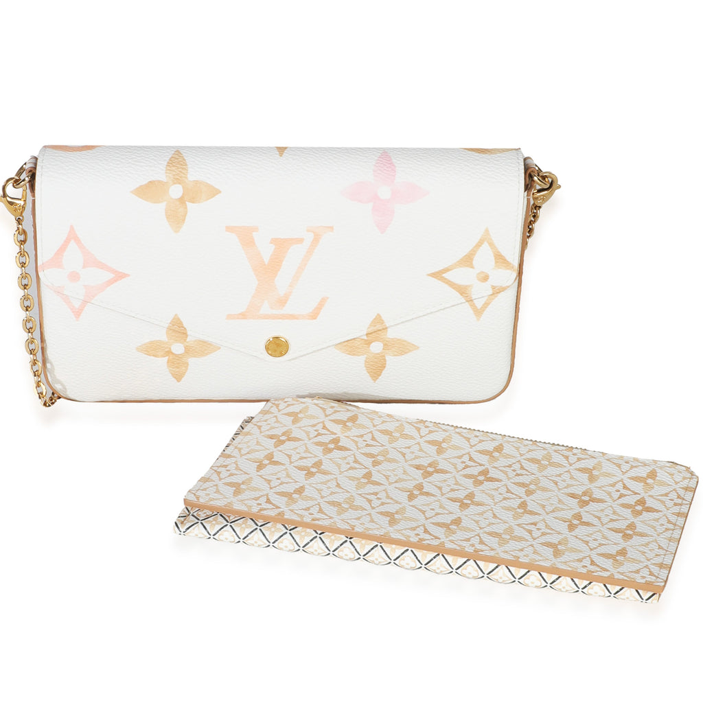 Louis Vuitton Beige Monogram Giant By The Pool 2.0 Felicie Pochette