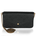 Louis Vuitton Black Monogram Empreinte Felicie Pochette