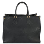 Louis Vuitton Black Giant Monogram Empreinte Onthego MM