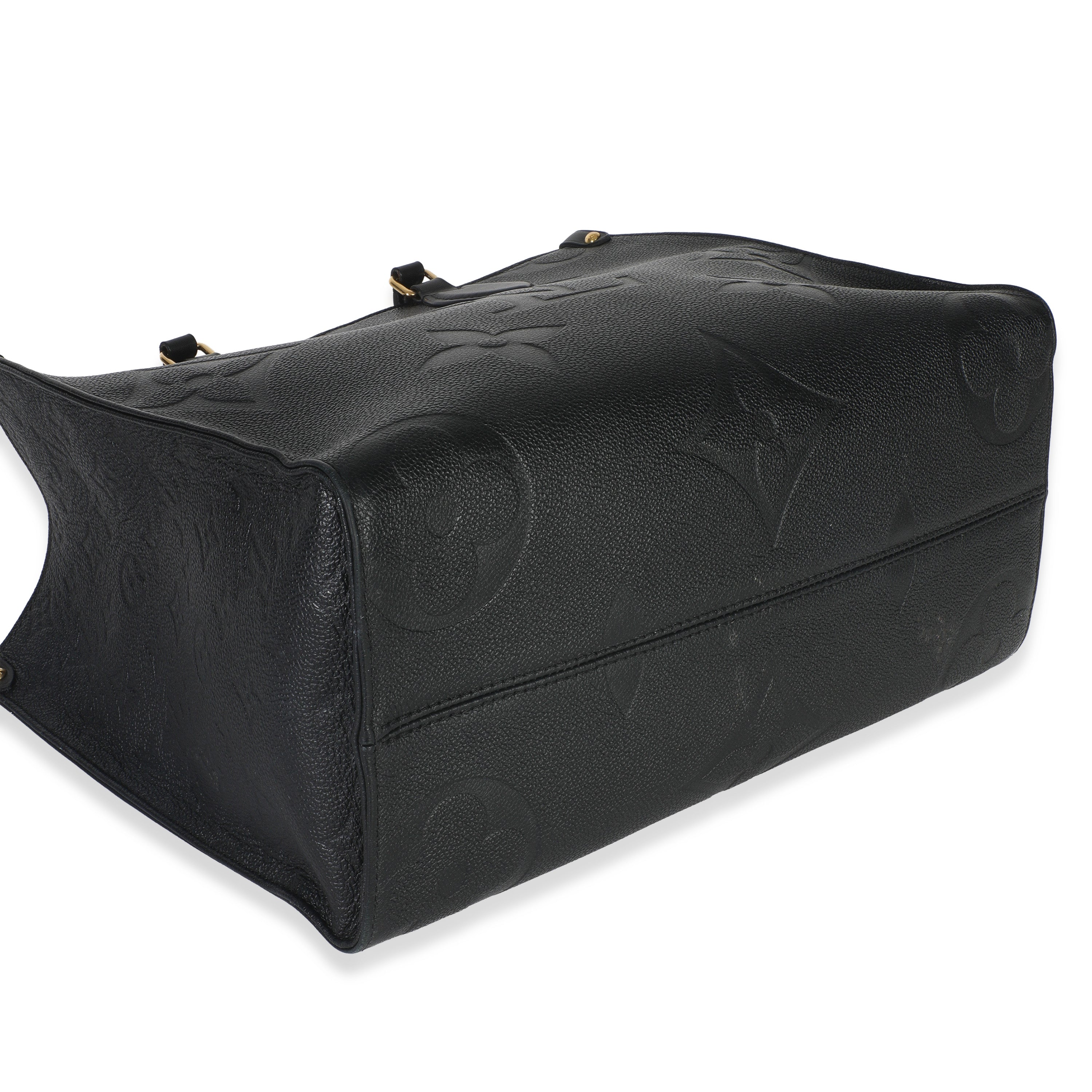 Louis Vuitton Black Giant Monogram Empreinte Onthego MM