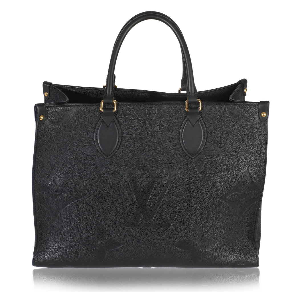Louis Vuitton Black Giant Monogram Empreinte Onthego MM