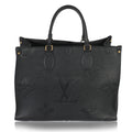 Louis Vuitton Black Giant Monogram Empreinte Onthego MM