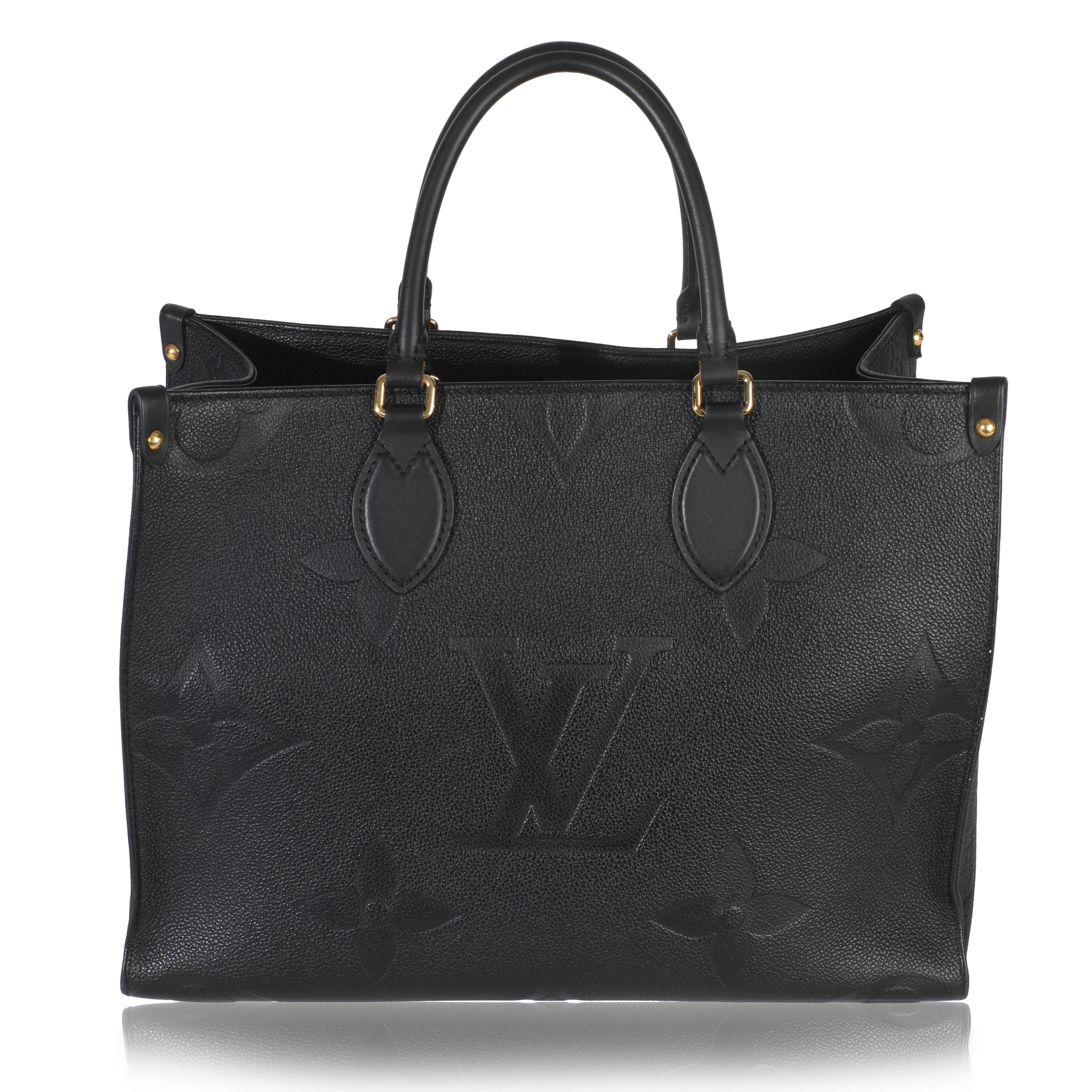 Louis Vuitton Black Giant Monogram Empreinte Onthego MM