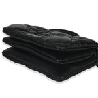 Christian Dior Black Puffy Calfskin Macrocannage Mini Caro Bag