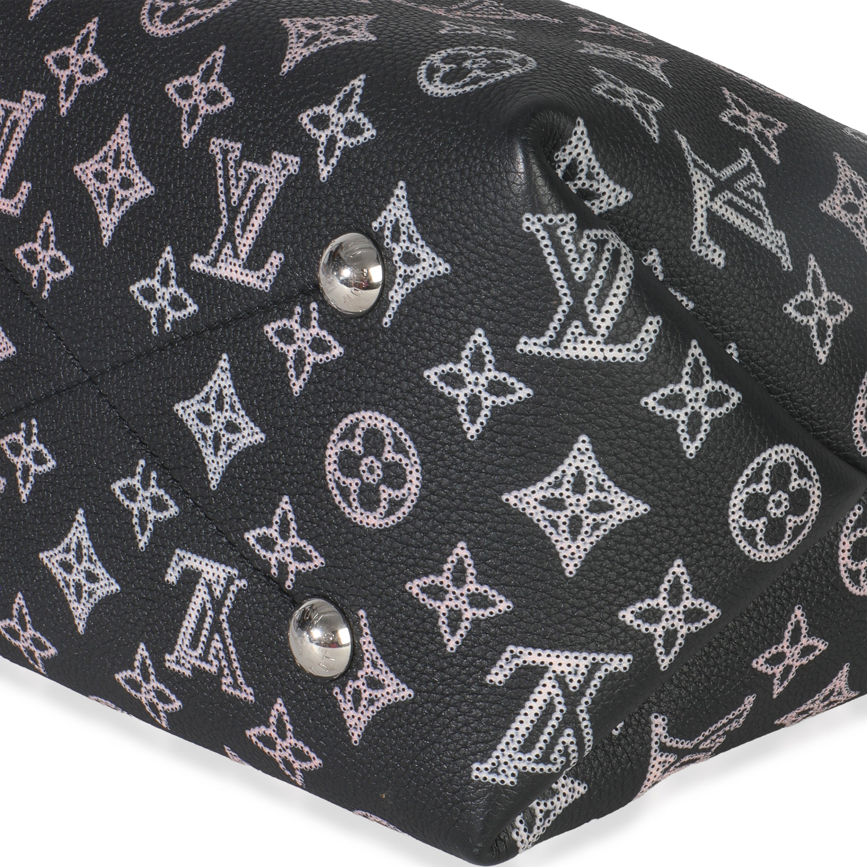 Louis Vuitton Black Pink Monogram Mahina Flight Mode Bella