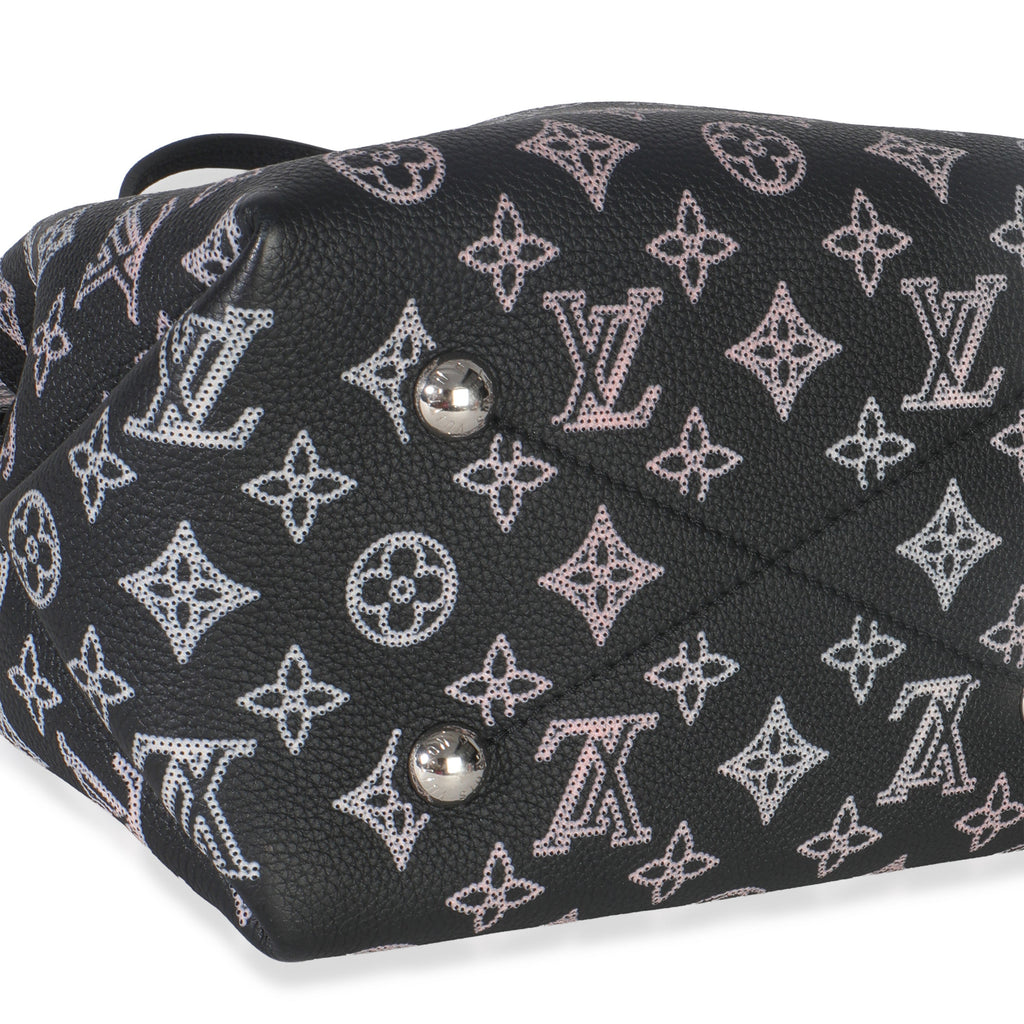 Louis Vuitton Black Pink Monogram Mahina Flight Mode Bella