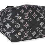 Louis Vuitton Black Pink Monogram Mahina Flight Mode Bella