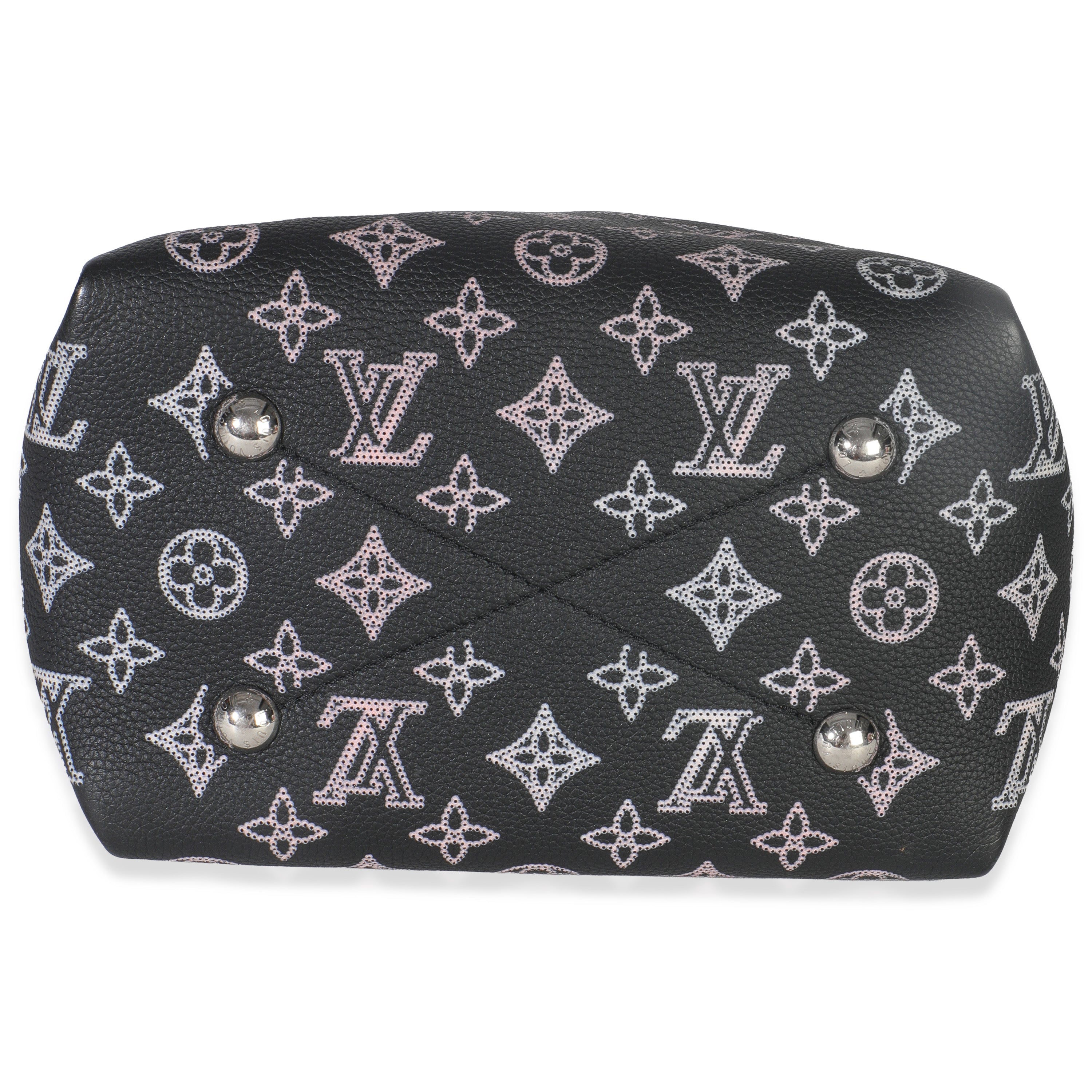 Louis Vuitton Black Pink Monogram Mahina Flight Mode Bella