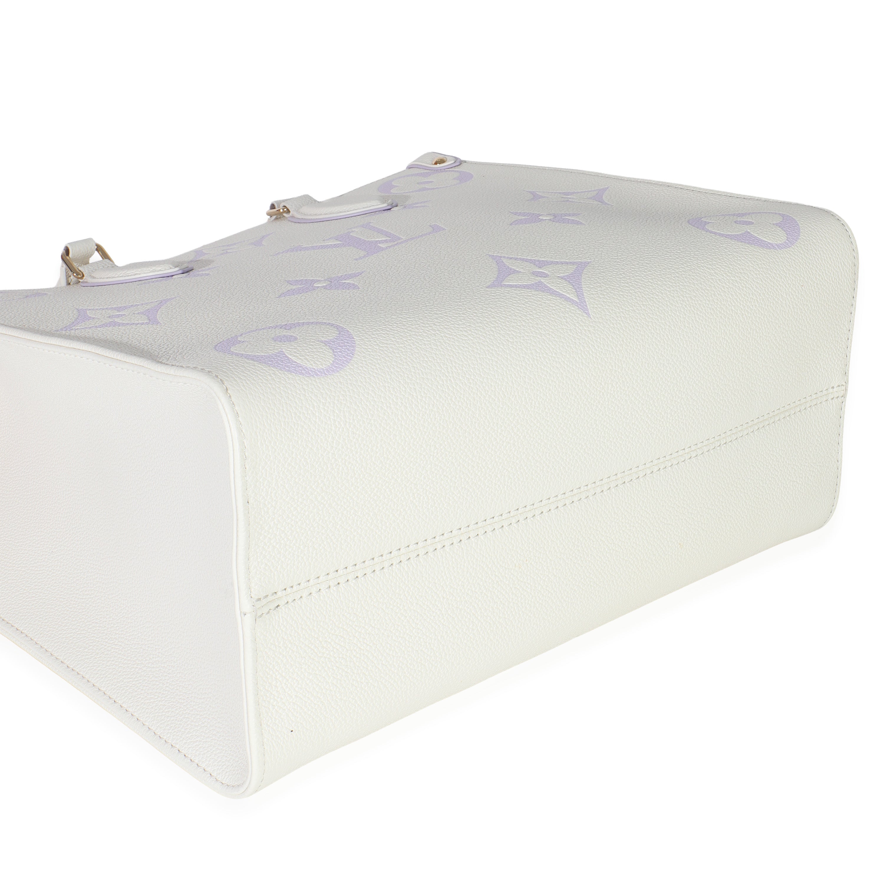 Louis Vuitton Latte Bubble Tea Empreinte Monogram Giant Onthego MM