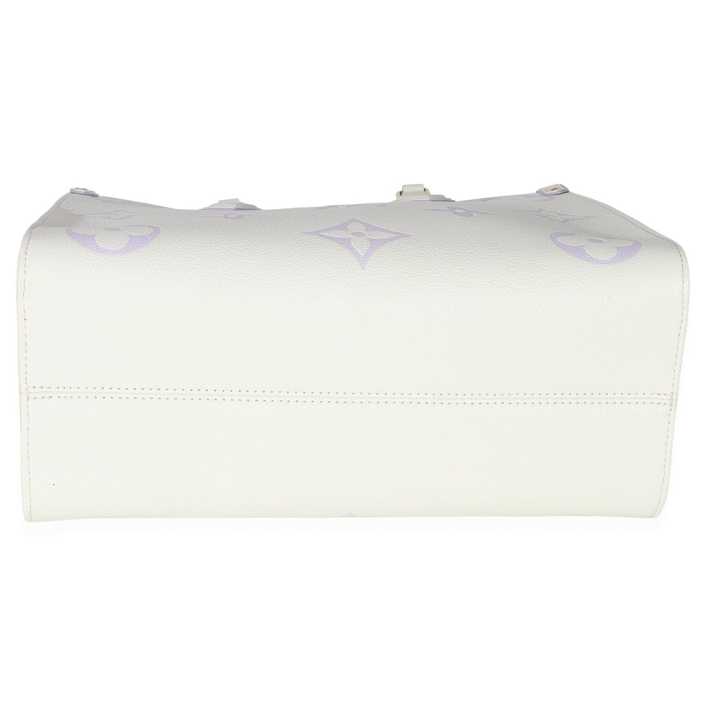 Louis Vuitton Latte Bubble Tea Empreinte Monogram Giant Onthego MM