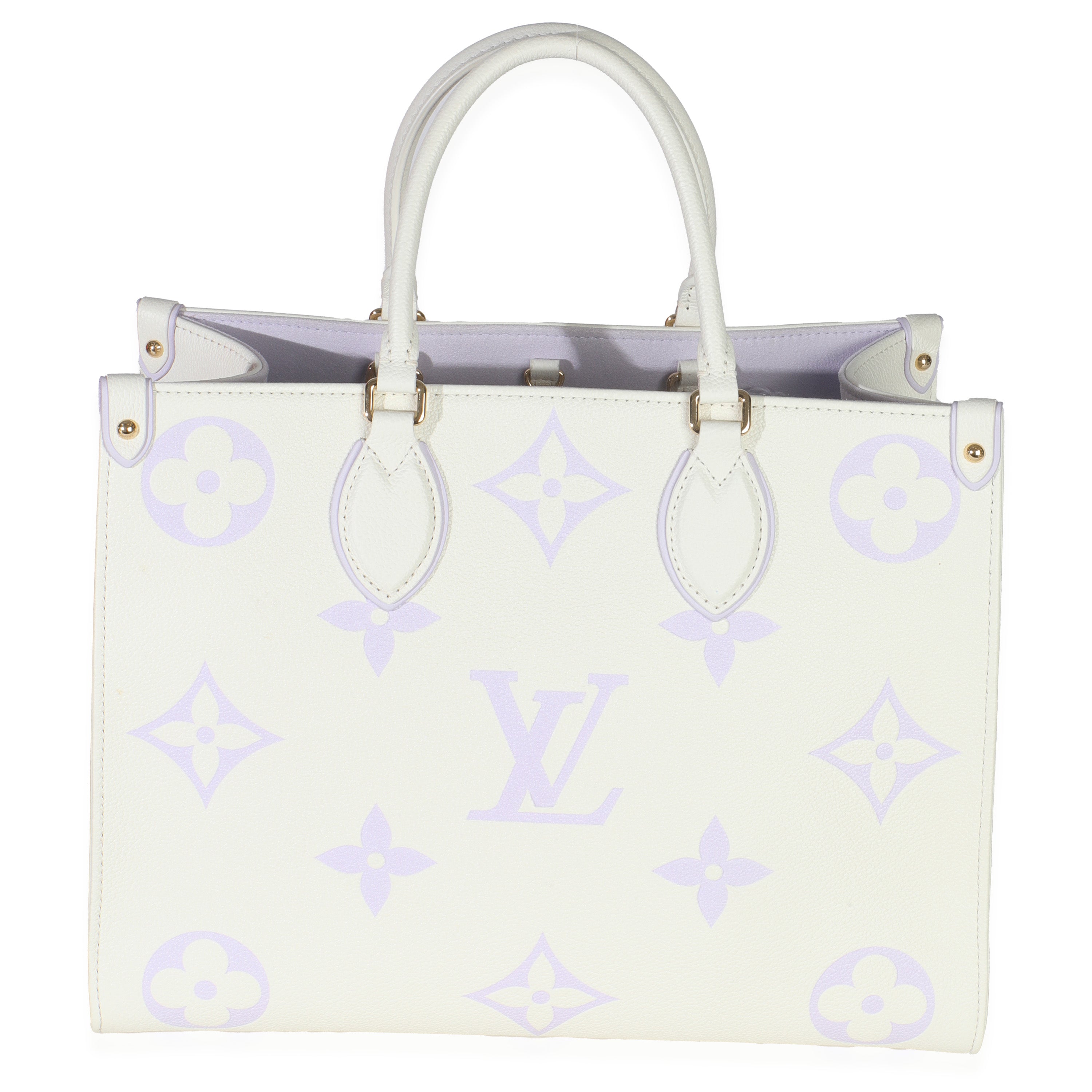Louis Vuitton Latte Bubble Tea Empreinte Monogram Giant Onthego MM