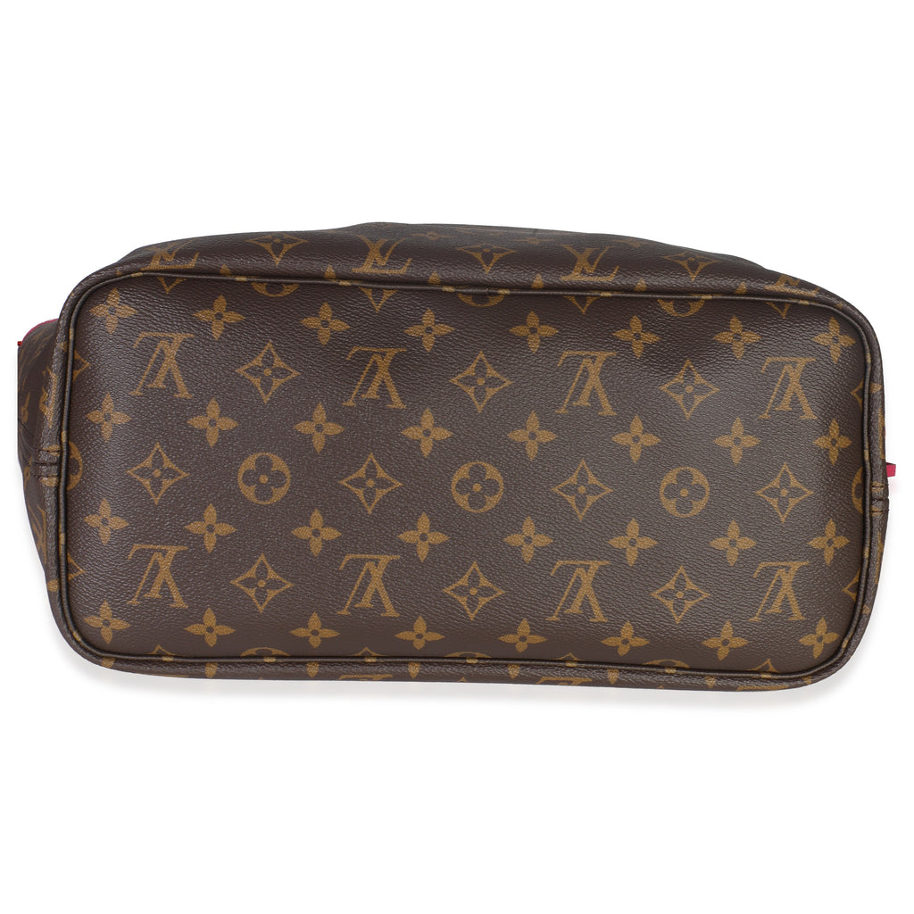 Louis Vuitton Fuschia Monogram Canvas Inside Out Neverfull Bandouliere MM