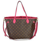 Louis Vuitton Fuschia Monogram Canvas Inside Out Neverfull Bandouliere MM