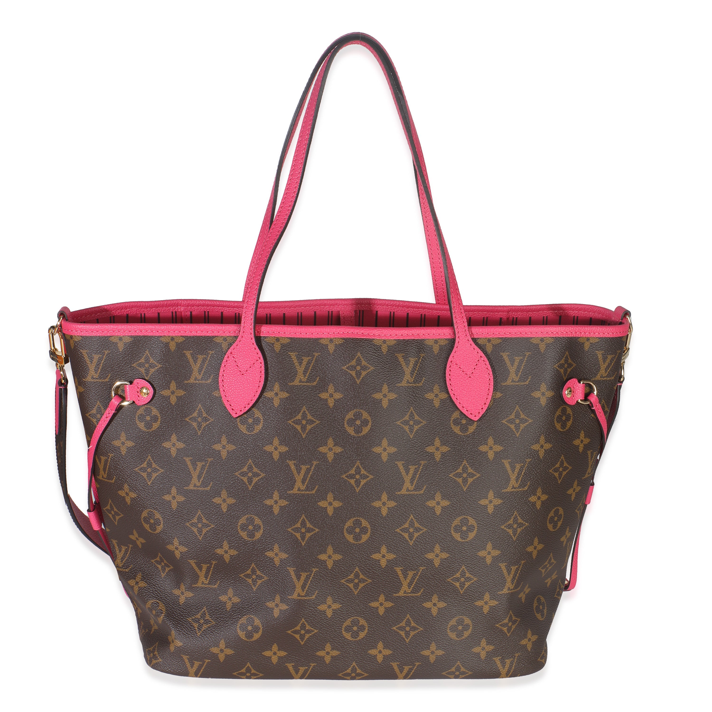 Louis Vuitton Fuschia Monogram Canvas Inside Out Neverfull Bandouliere MM