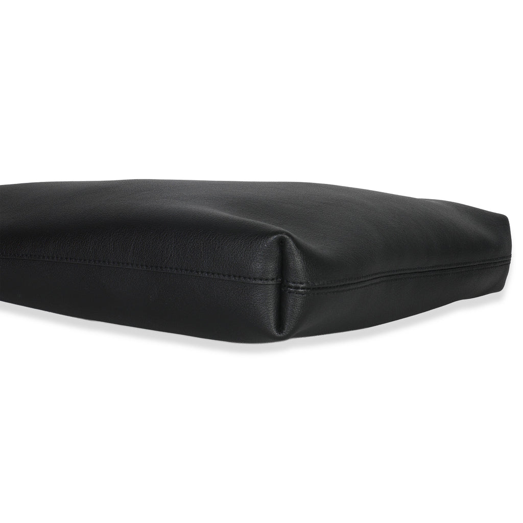 Saint Laurent Black Leather Bold Hobo