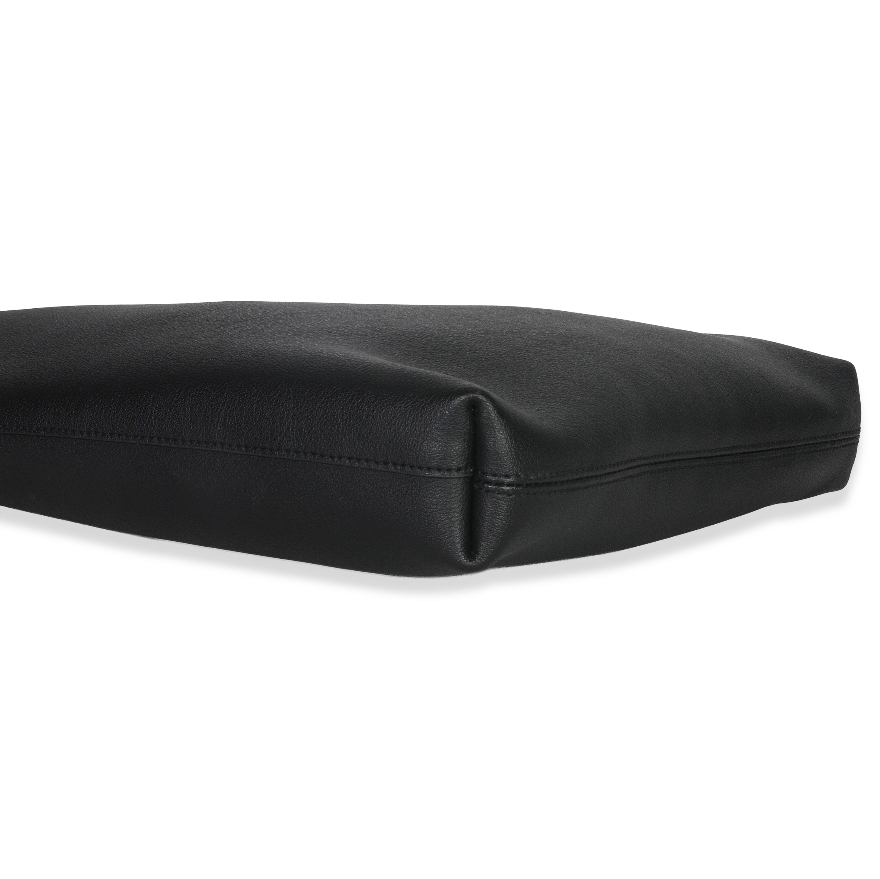 Saint Laurent Black Leather Bold Hobo