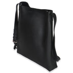 Saint Laurent Black Leather Bold Hobo