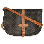 Louis Vuitton Teal Monogram Canvas Flore Perforated Saumur