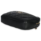 Chanel Black Quilted Lambskin Front Pocket Belt Bag
