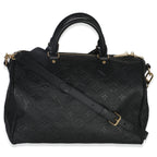 Louis Vuitton Black Monogram Empreinte Speedy Soft 30