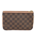 Louis Vuitton Damier Ebene Canvas Double Zip Pochette