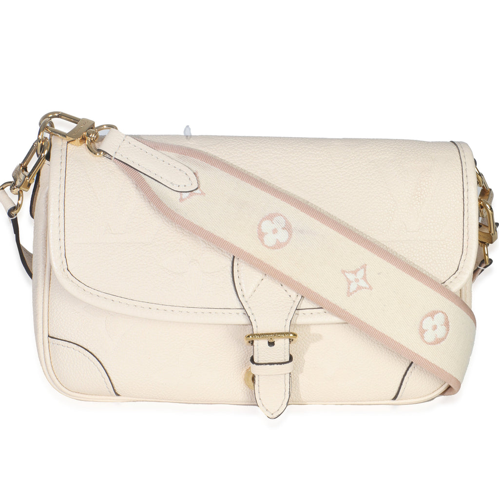 Louis Vuitton Cream Giant Monogram Empreinte Diane Bag