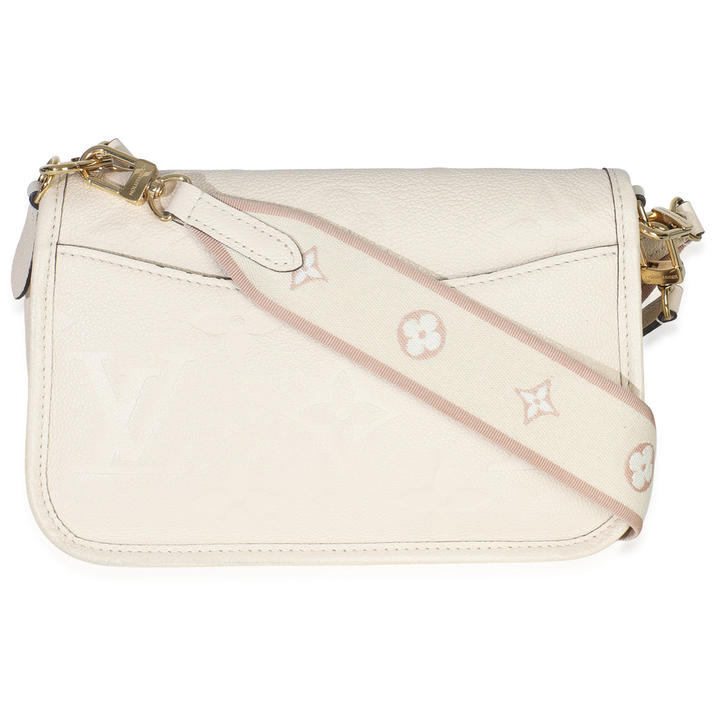 Louis Vuitton Cream Giant Monogram Empreinte Diane Bag