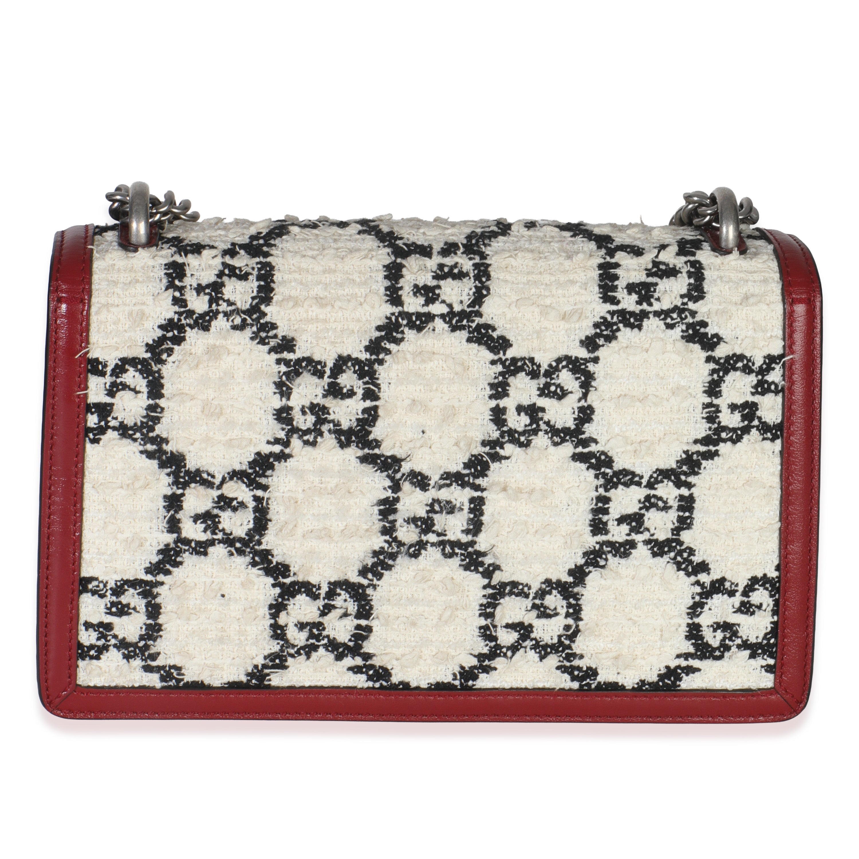 Gucci Multicolor GG Tweed Monogram Small Dionysus Bag