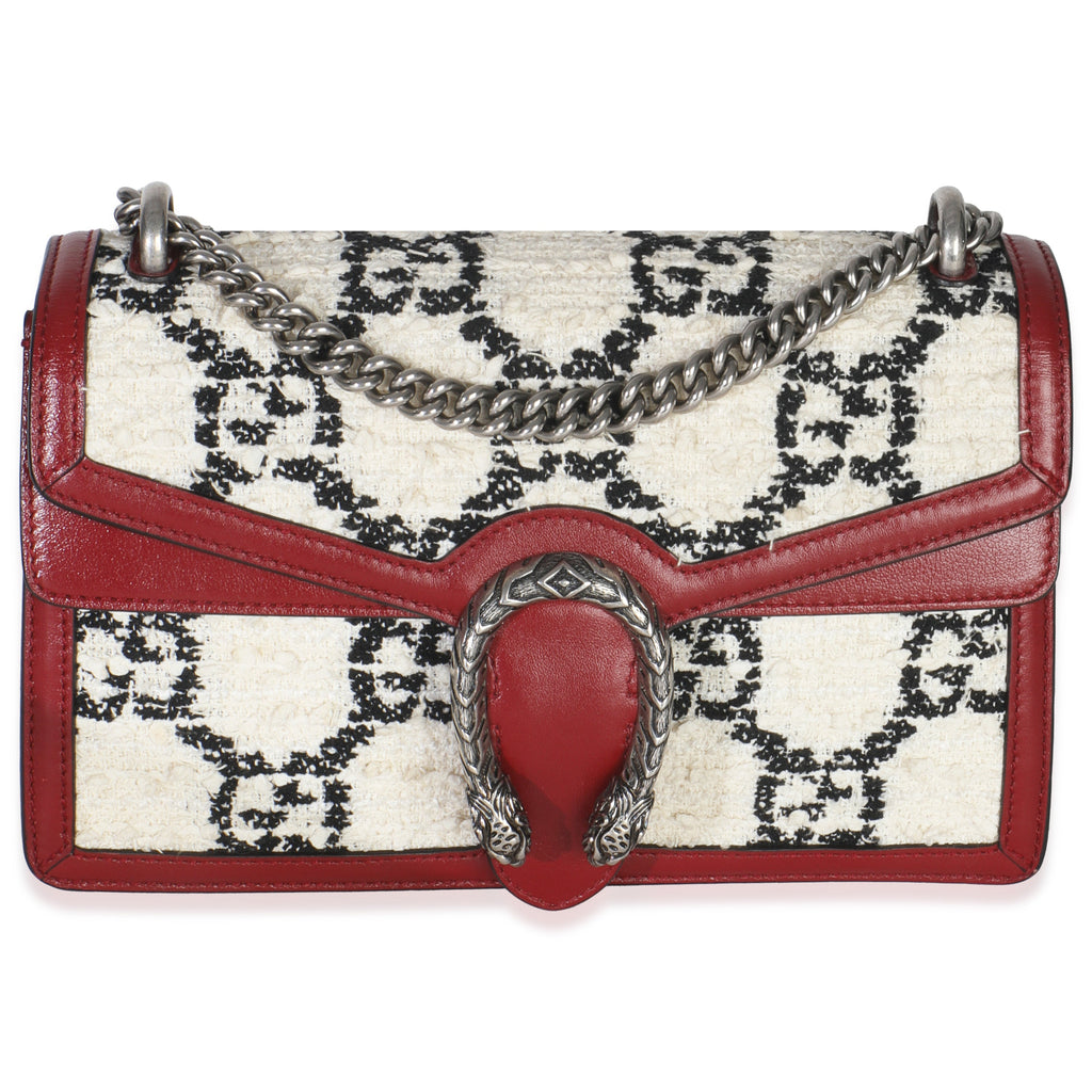Gucci Multicolor GG Tweed Monogram Small Dionysus Bag
