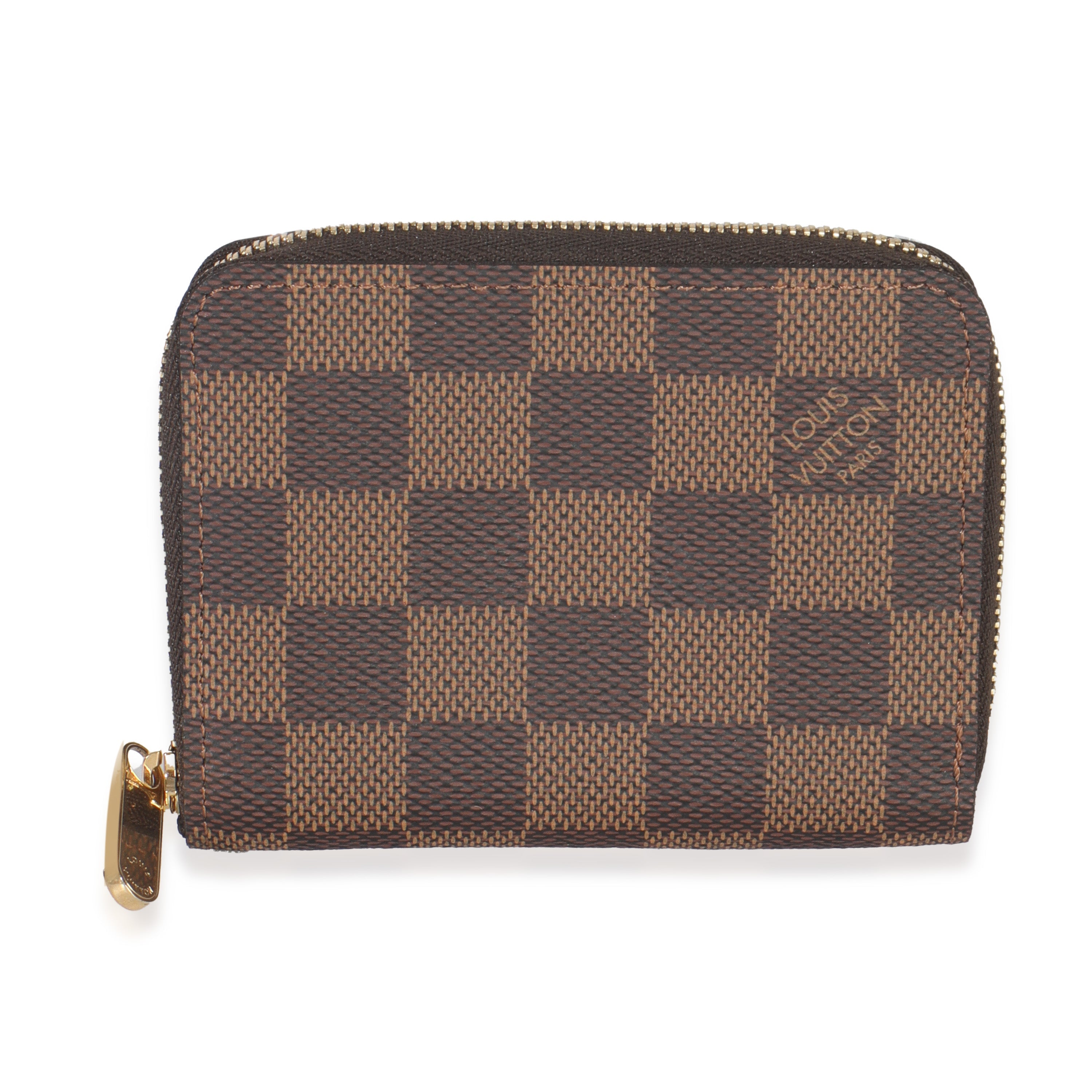Louis Vuitton Damier Ebene Canvas Zippy Coin Purse