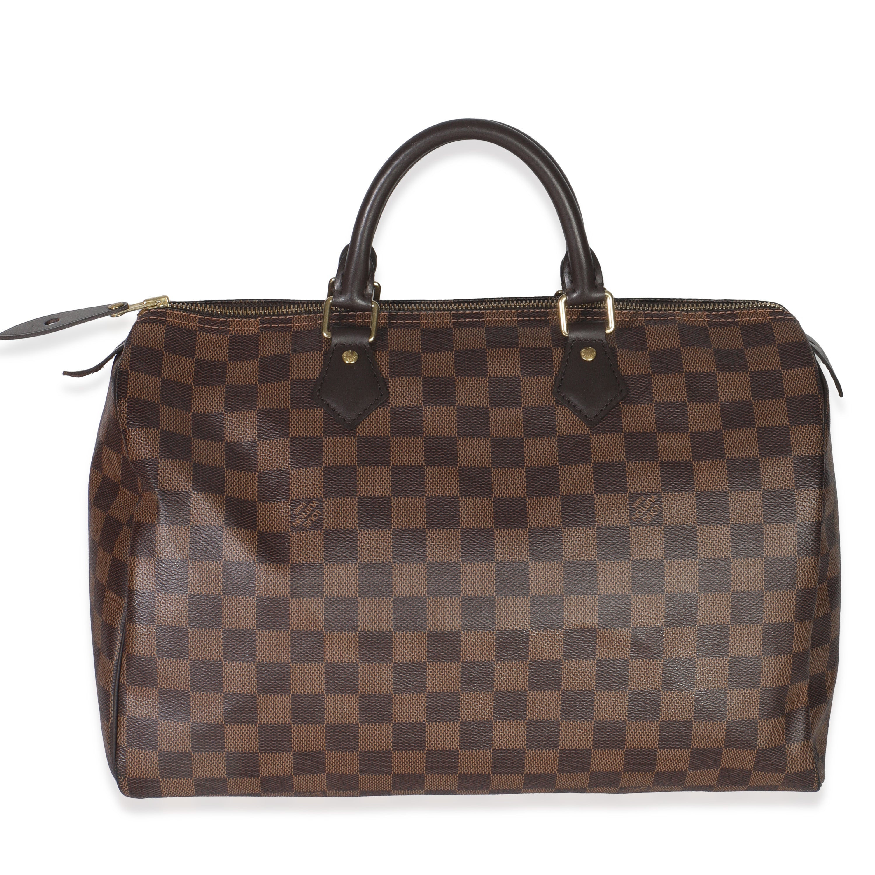 Louis Vuitton Damier Ebene Canvas Speedy 35