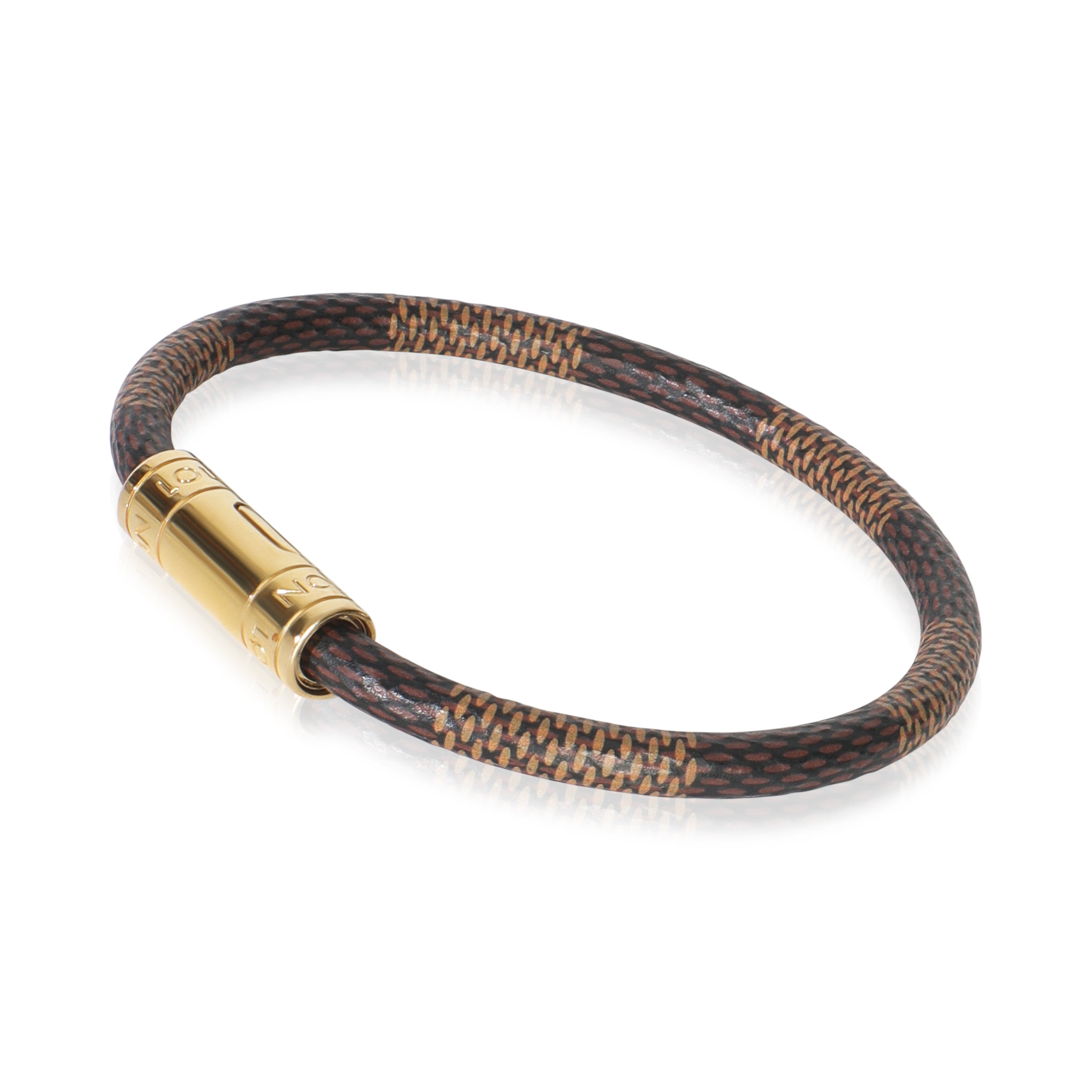 Louis Vuitton Gold-Plated  Keep It Bracelet
