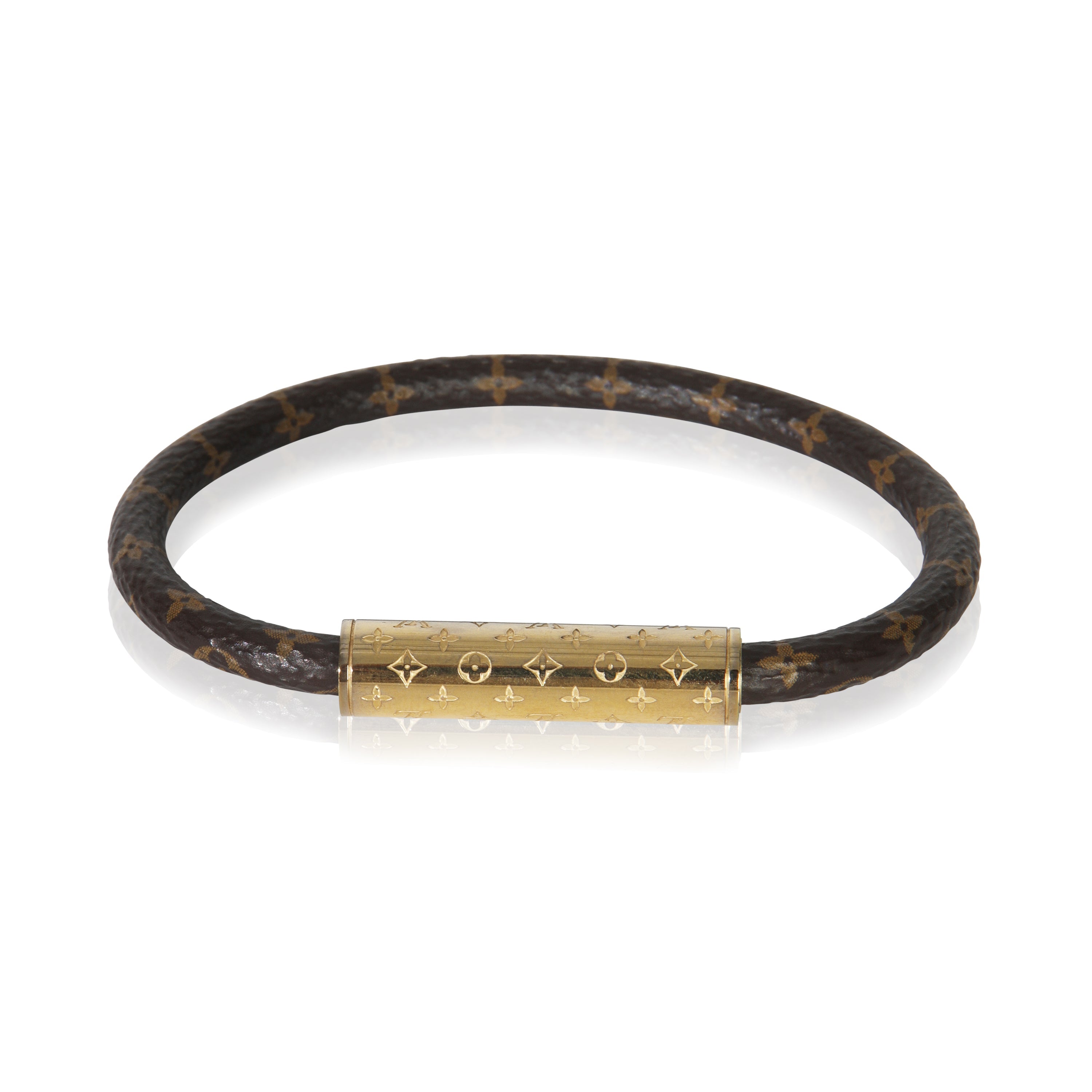 Louis Vuitton Gold-Plated Confidential Bracelet