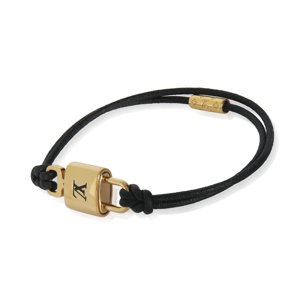 Louis Vuitton Gold-Plated  Padlock Bracelet