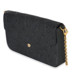 Louis Vuitton Black Monogram Empreinte Felicie Pochette