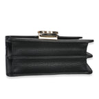 Gucci Black Dollar Calfskin Interlocking G Small Bag