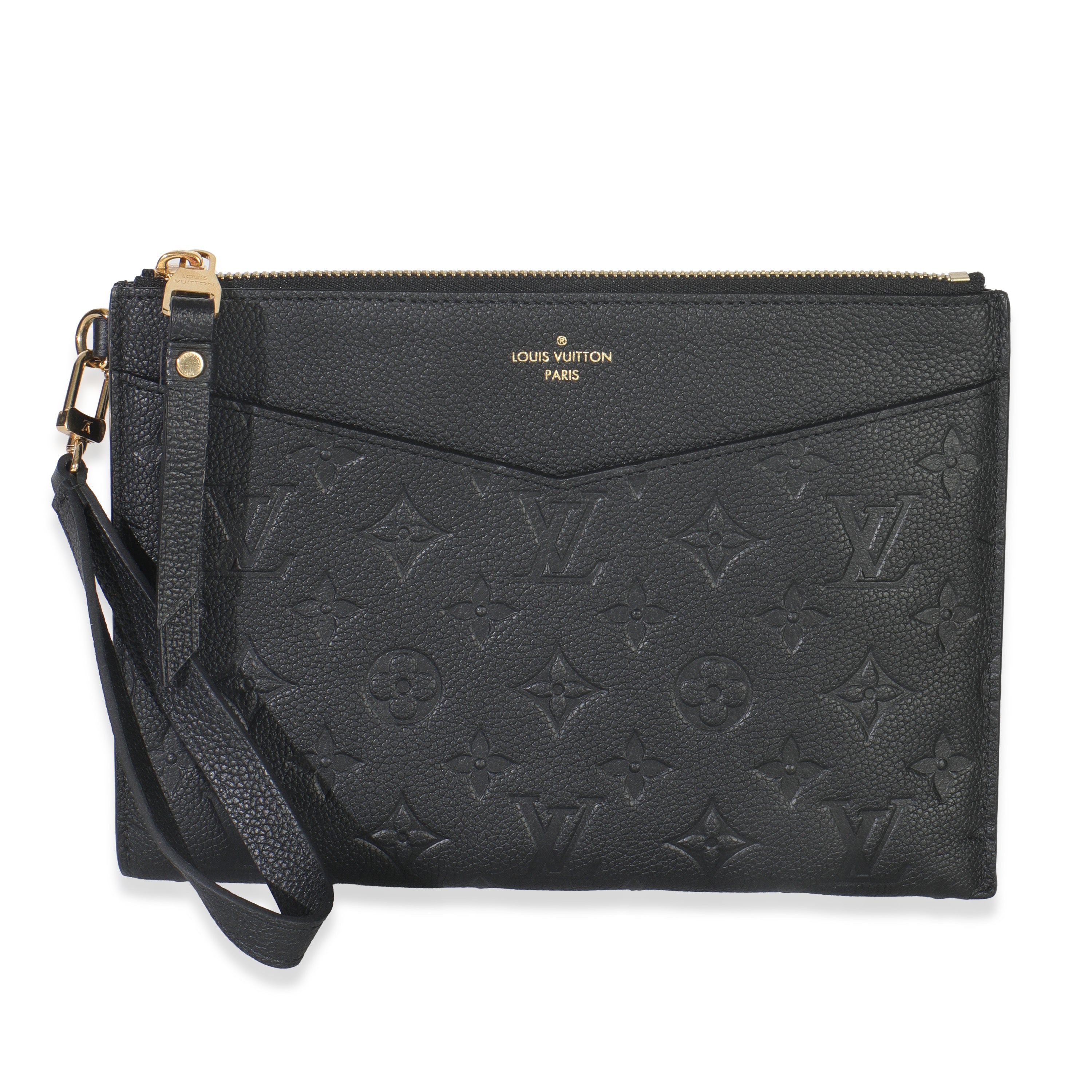 Louis Vuitton Black Monogram Empreinte Melanie MM