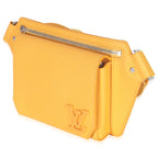 Louis Vuitton Safran Yellow Grained Calfskin Aerogram Takeoff Slingbag