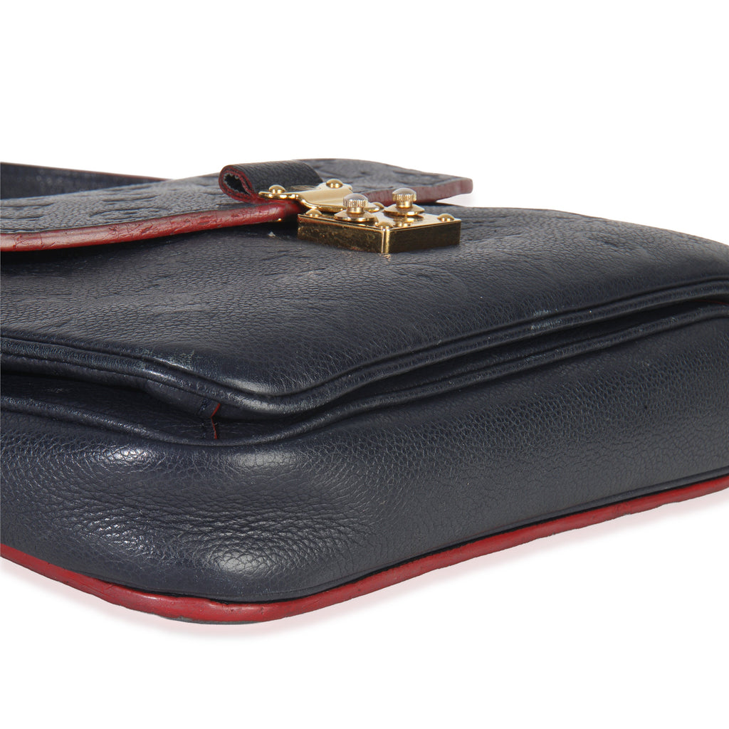 Louis Vuitton Marine Rouge Monogram Empreinte Pochette Metis