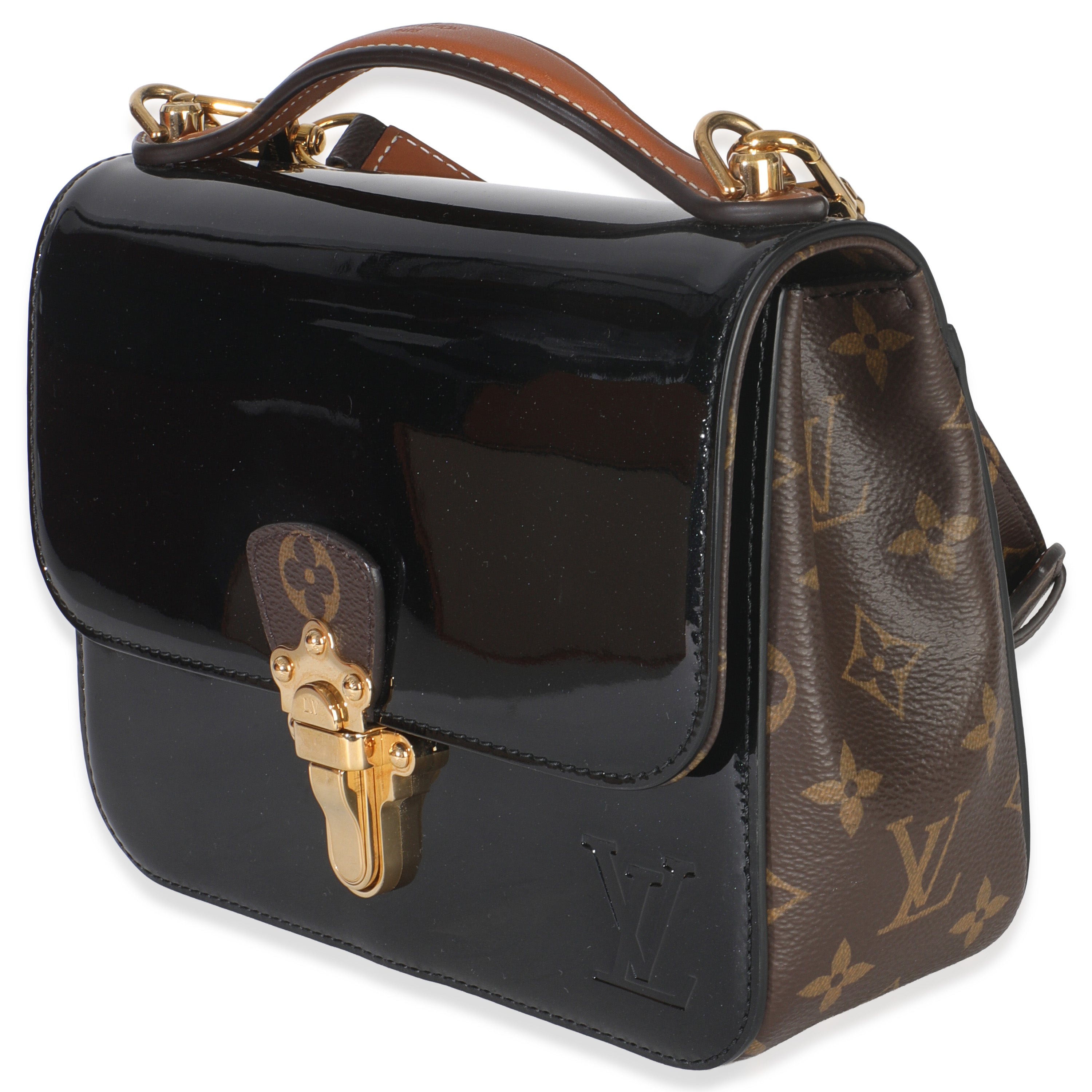 Louis Vuitton Monogram Canvas Black Vernis Cherrywood BB