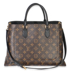 Louis Vuitton Black Monogram Canvas Flower Tote