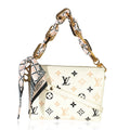 Louis Vuitton Beige Lambskin Embossed Monogram Tricolor By The Pool Coussin BB