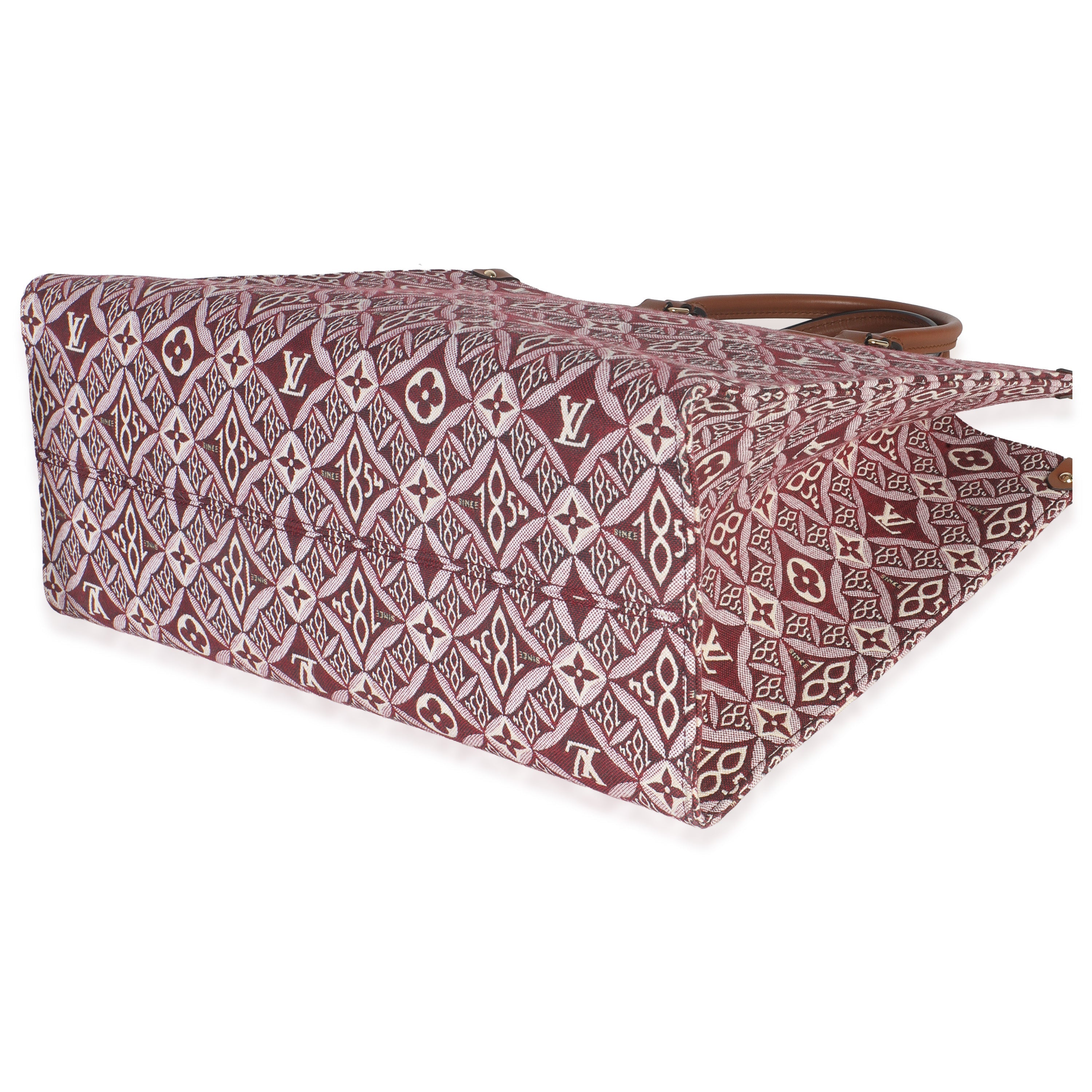 Louis Vuitton Bordeaux Jacquard Canvas Since 1854 Onthego GM