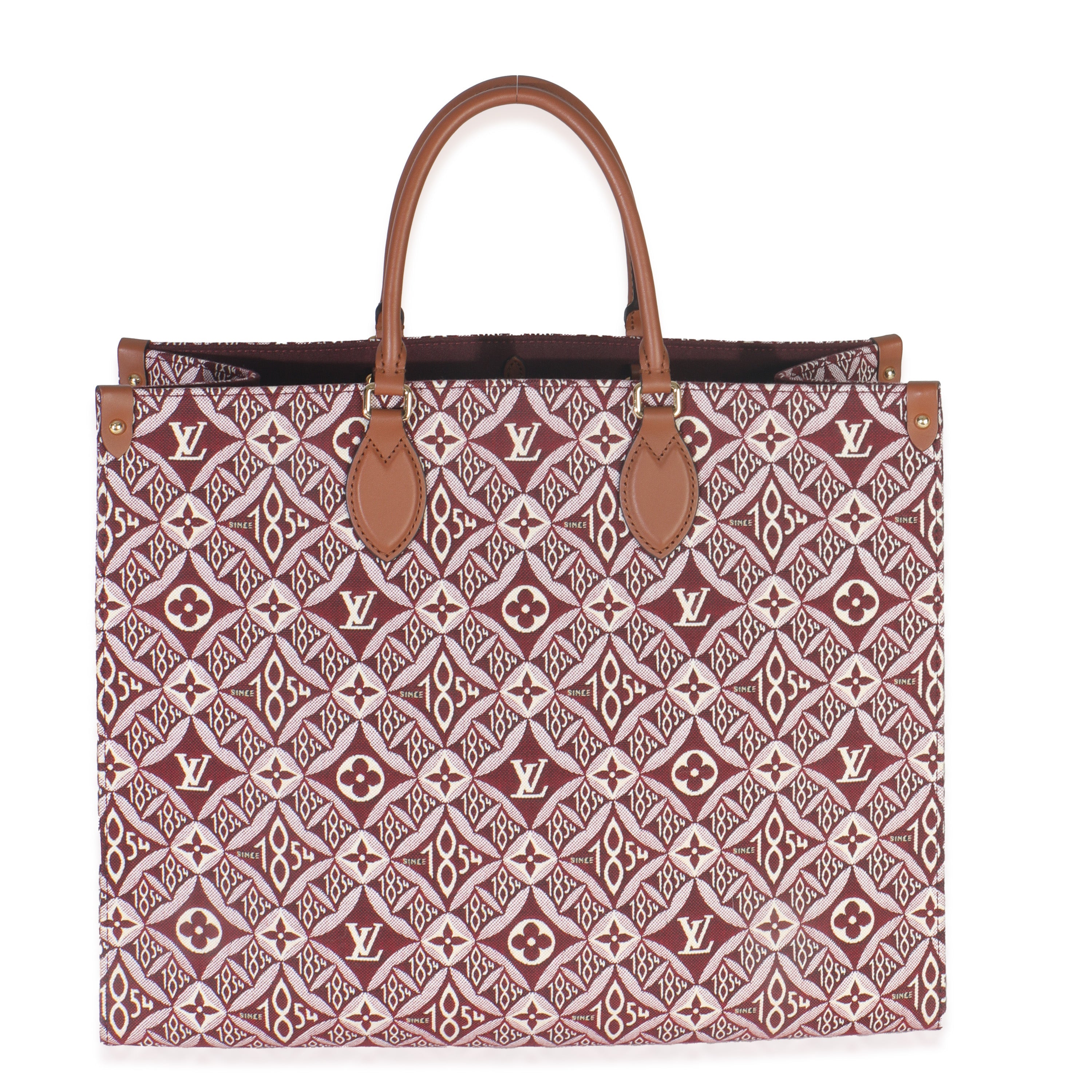 Louis Vuitton Bordeaux Jacquard Canvas Since 1854 Onthego GM