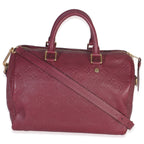 Louis Vuitton Aurore Monogram Empreinte Speedy Bandouliere 30