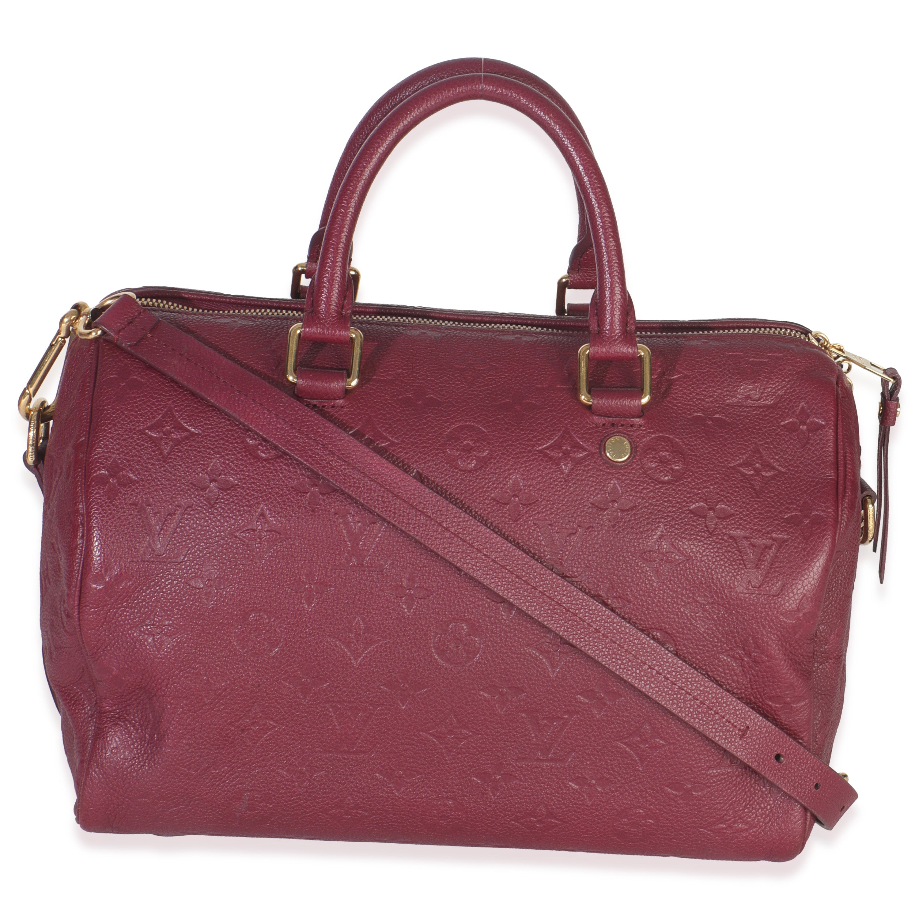 Louis Vuitton Aurore Monogram Empreinte Speedy Bandouliere 30