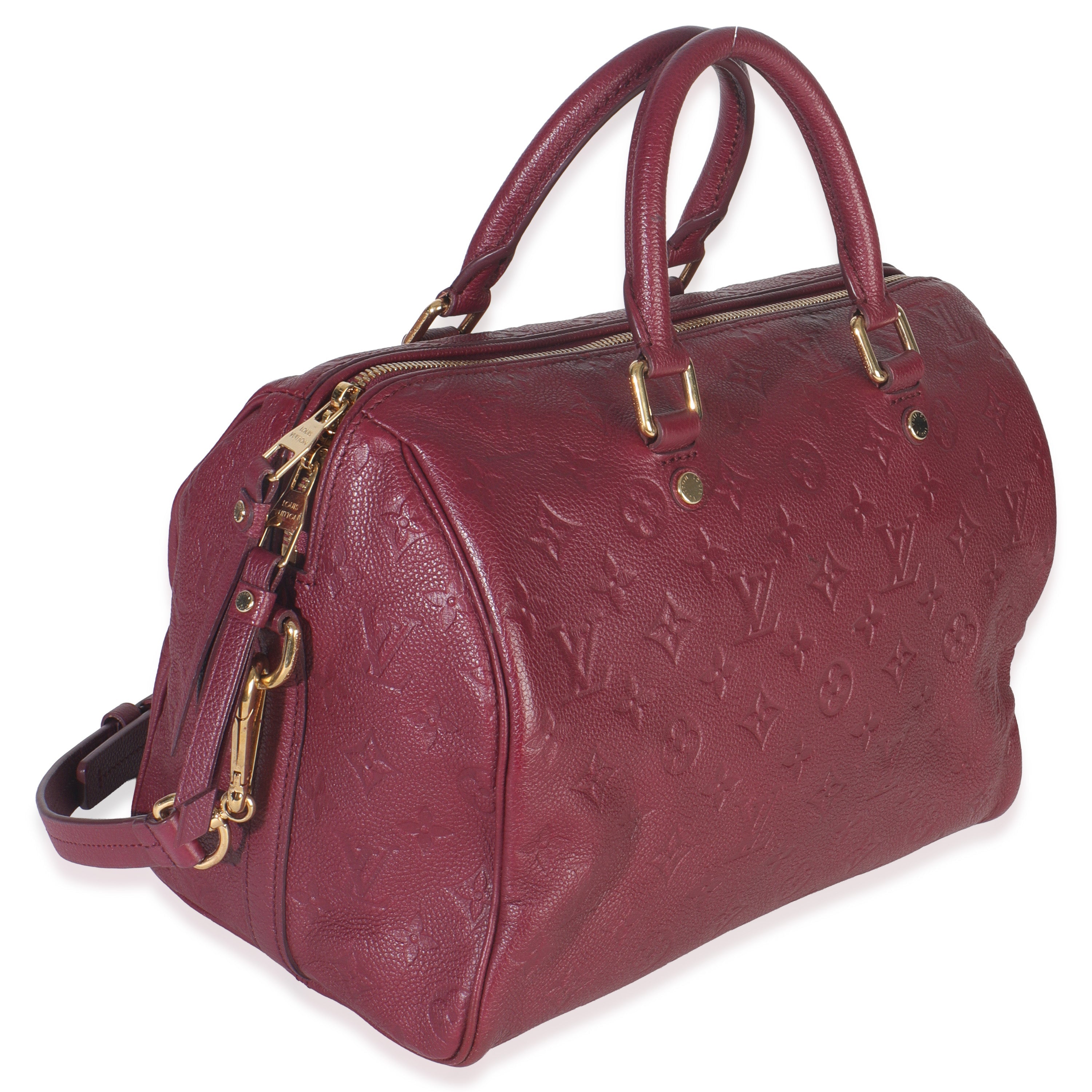 Louis Vuitton Aurore Monogram Empreinte Speedy Bandouliere 30