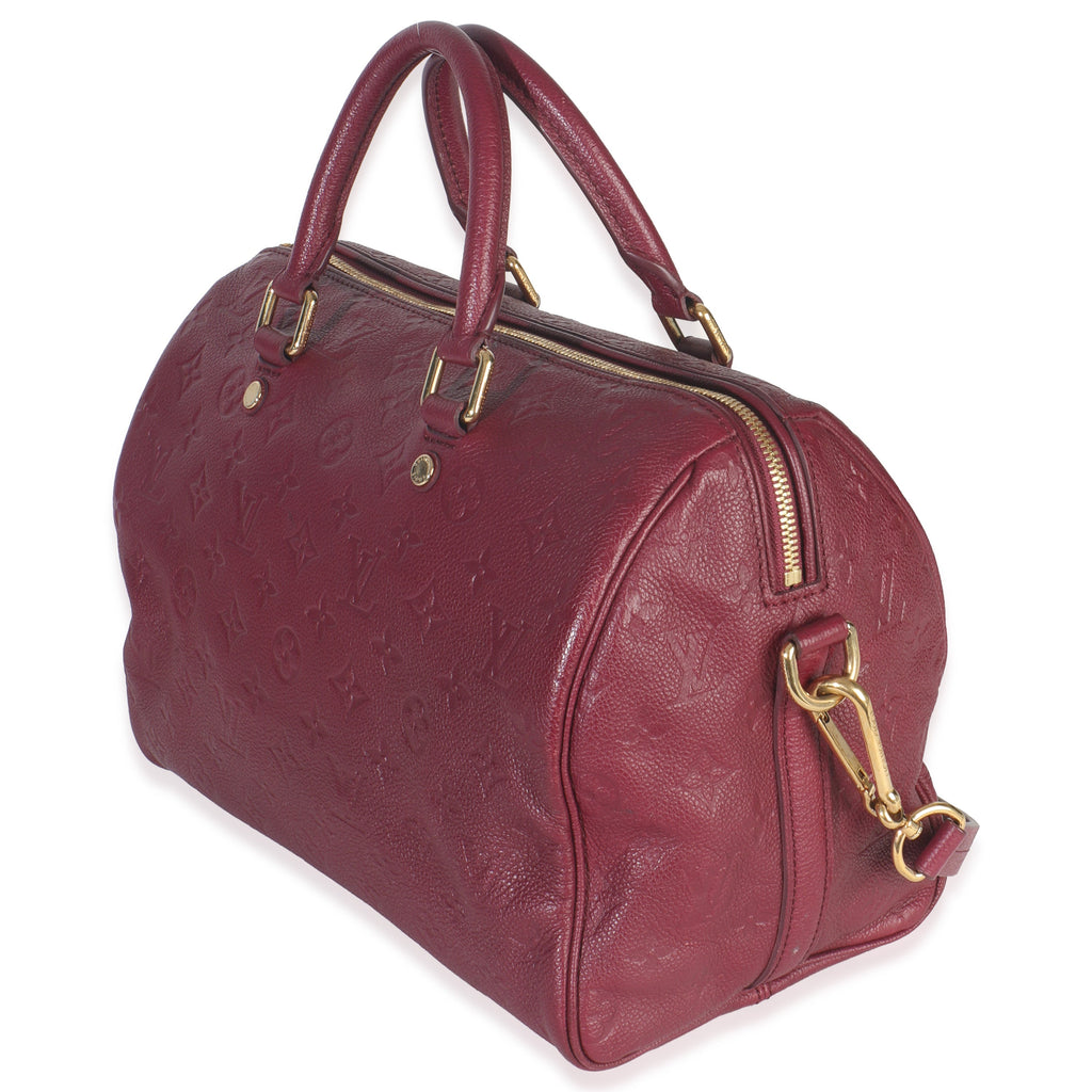 Louis Vuitton Aurore Monogram Empreinte Speedy Bandouliere 30